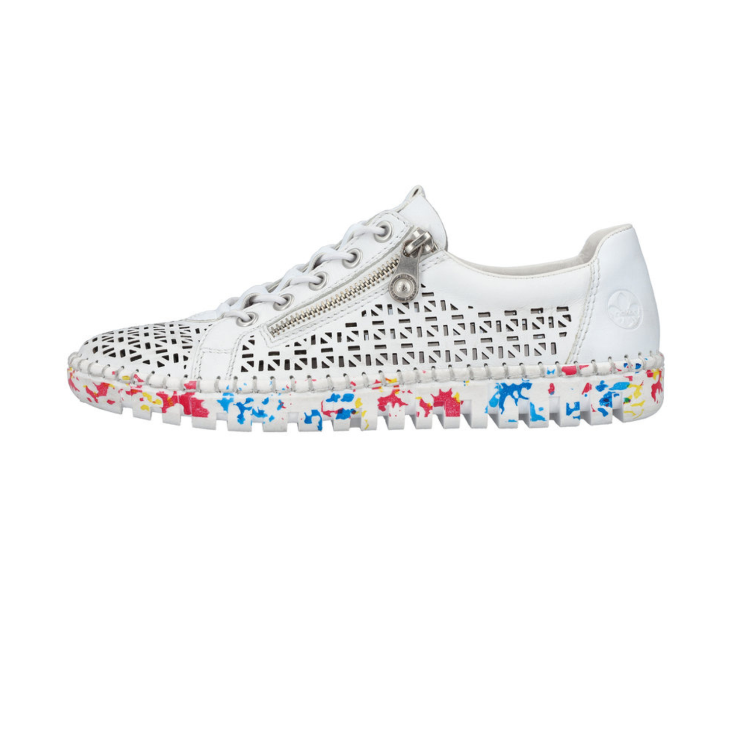 Rieker Dillard M23 White Flowers