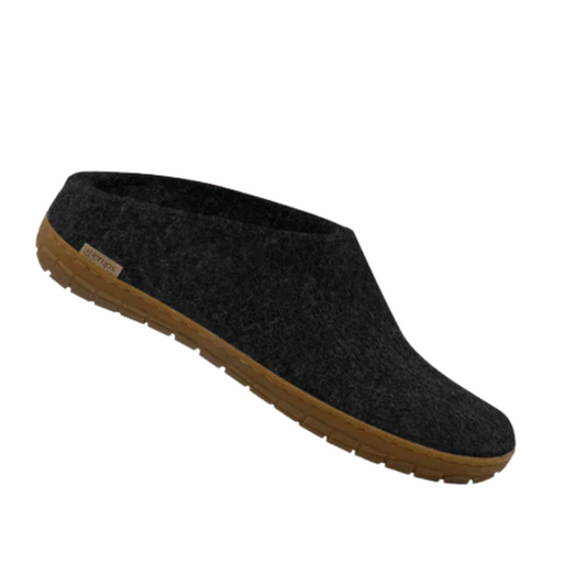 Glerups Honey Rubber Slip-on Charcoal