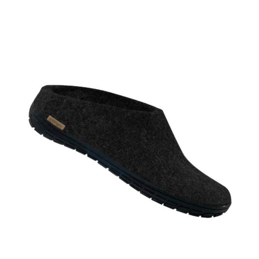 Glerups Black Rubber Slip-on Charcoal