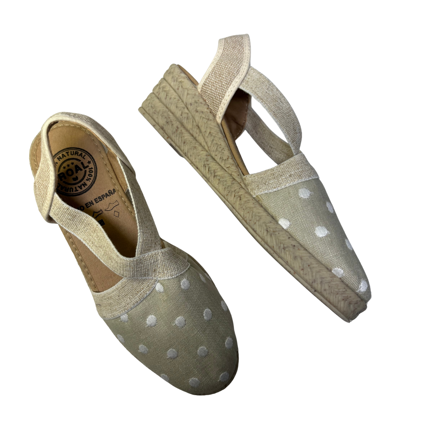 Plumaflex Canvas Wedge Crudo 18021