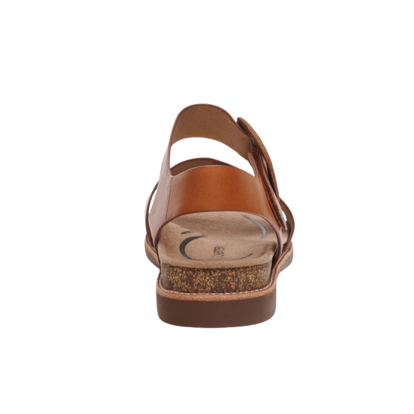 Aetrex Claire Quarter Strap Sandal - Cognac
