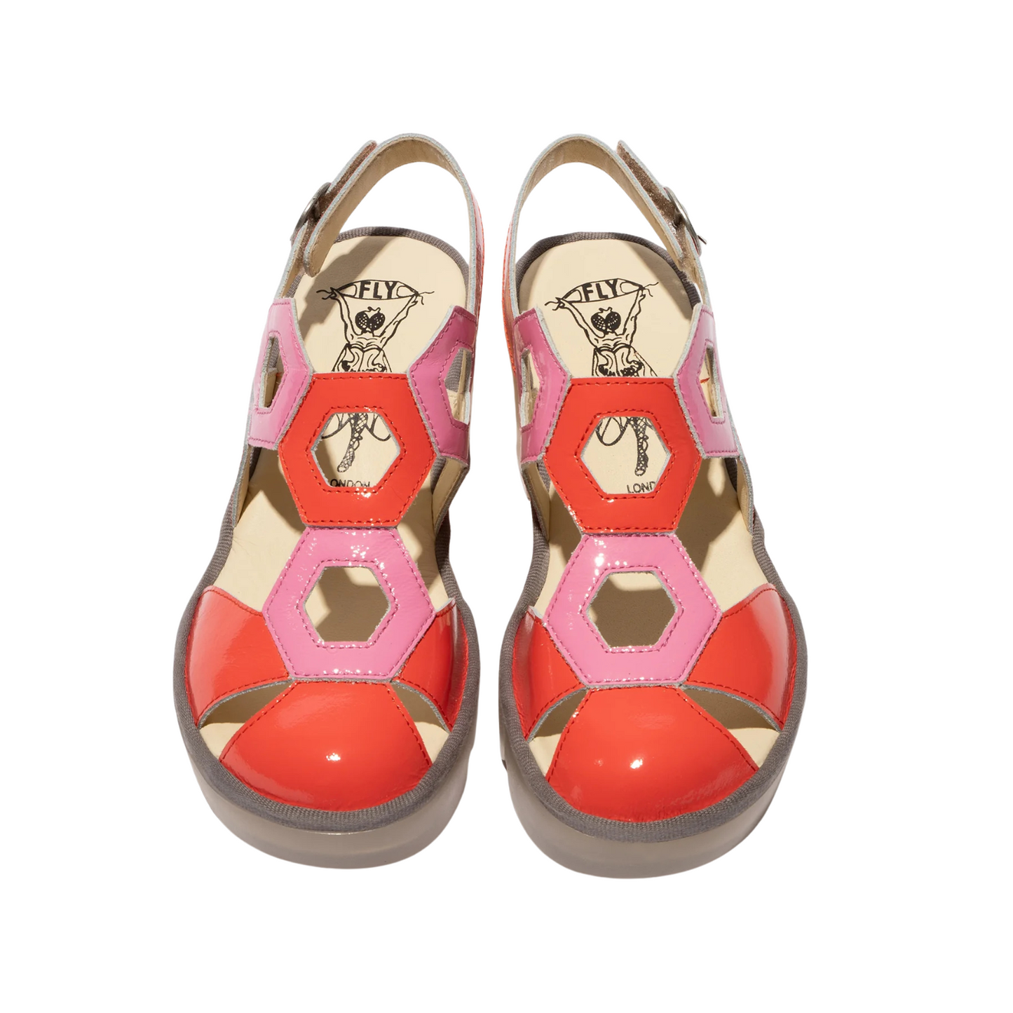 FLY London TRUL582FLY Scarlet/Pink
