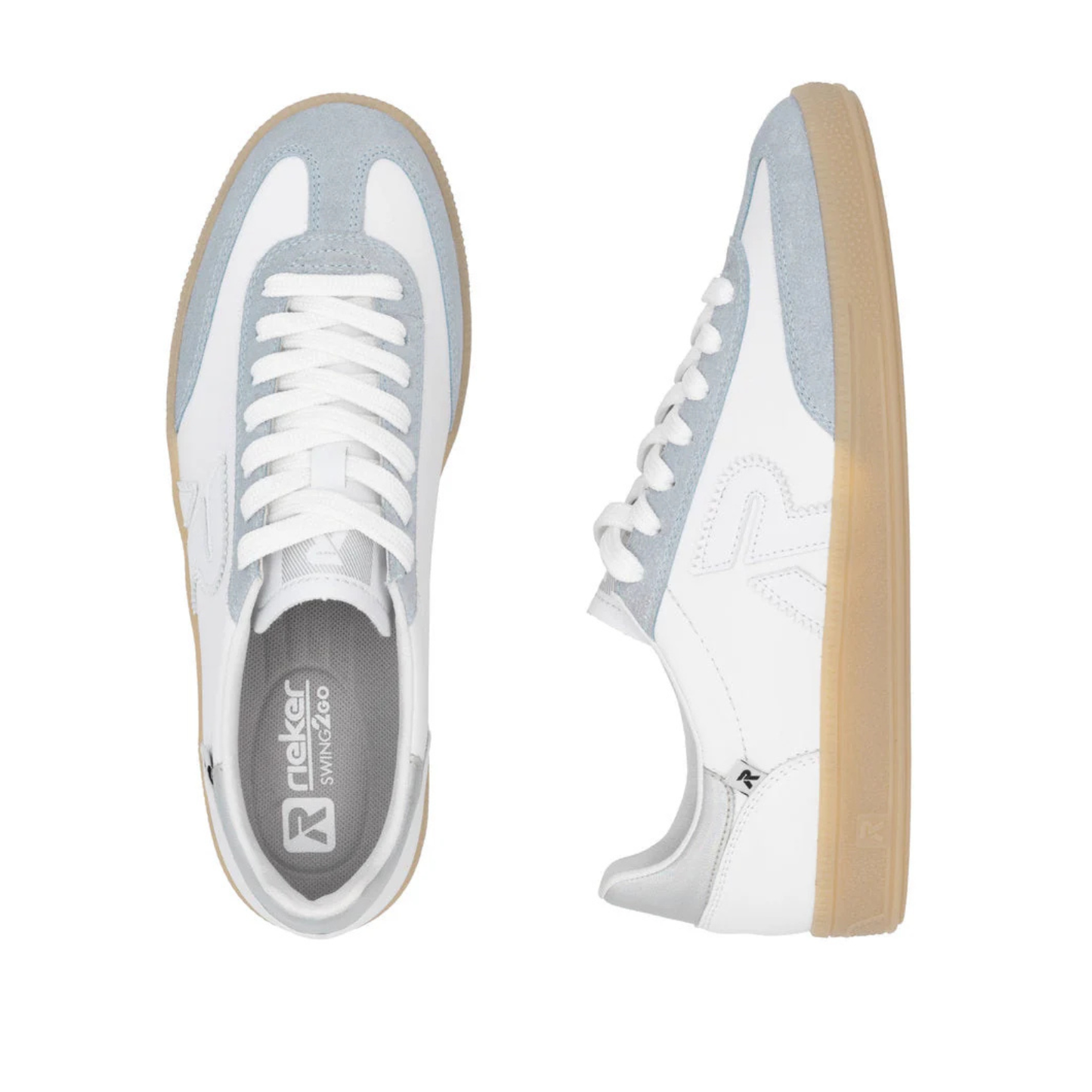 Rieker White/ Blue W2200-84