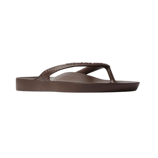 Archies Arch Support Jandals Brown