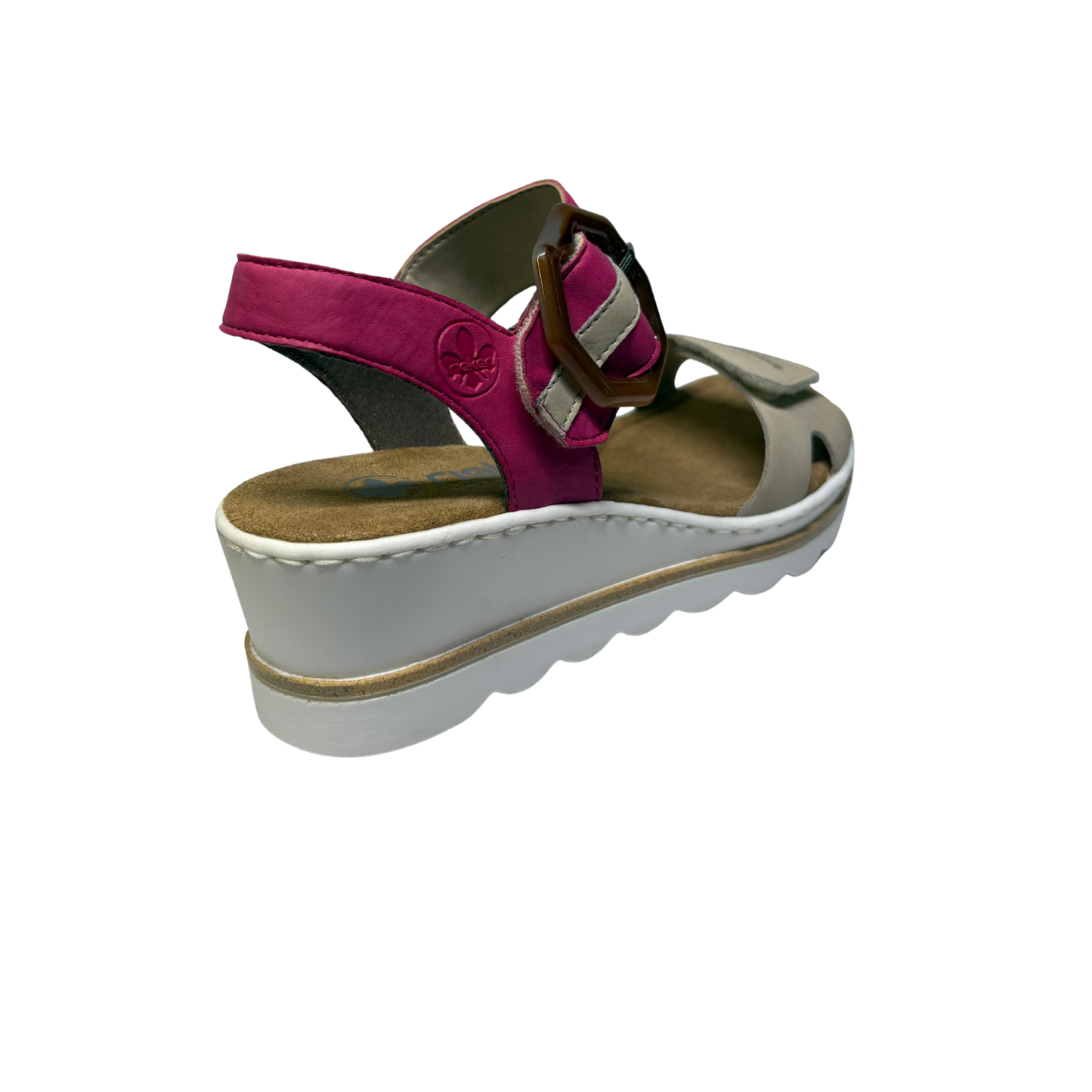 Rieker Whitney 674 Beige Bright Pink
