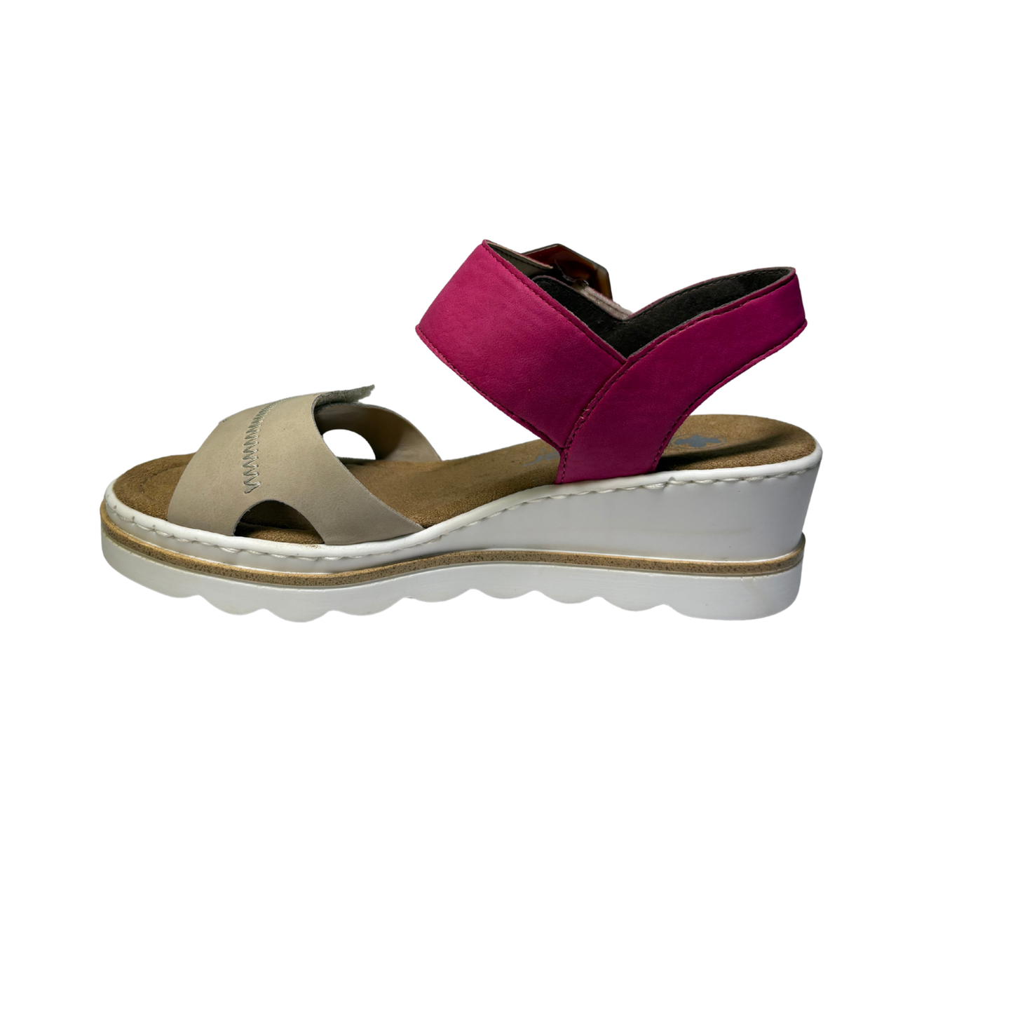 Rieker Whitney 674 Beige Bright Pink