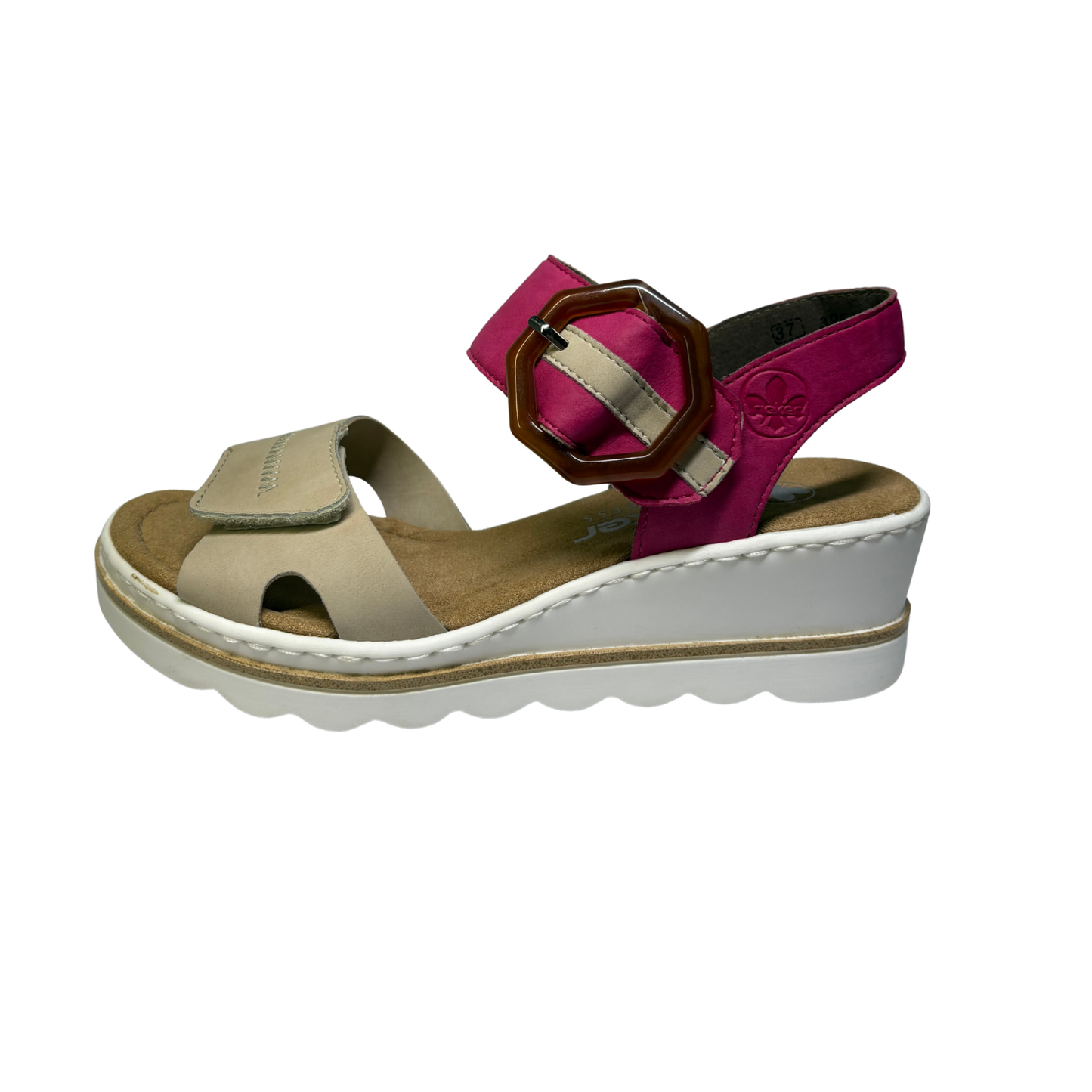 Rieker Whitney 674 Beige Bright Pink