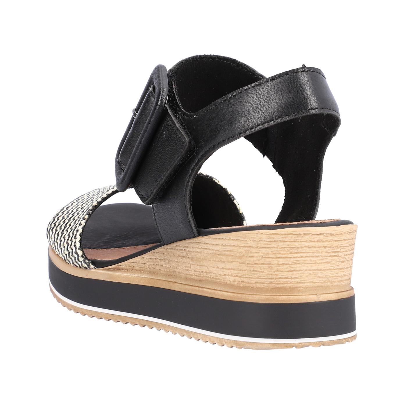 Remonte Wilmslow D64 Black/ Black White Stripe