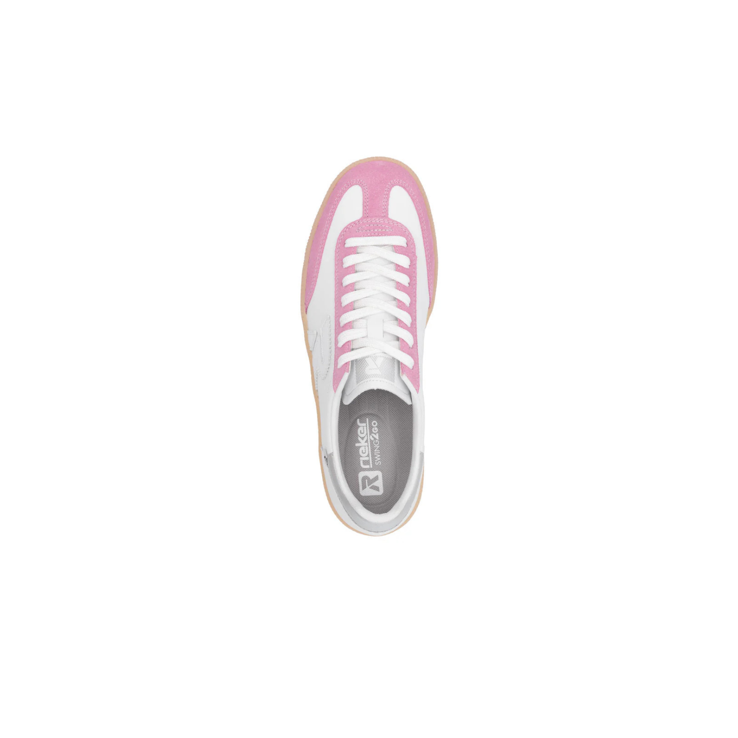 Rieker W2200-86 White/ Pink
