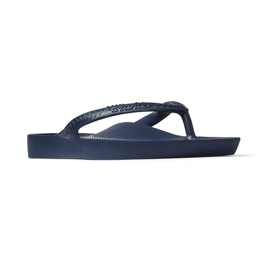 Archies Arch Support Jandals Navy