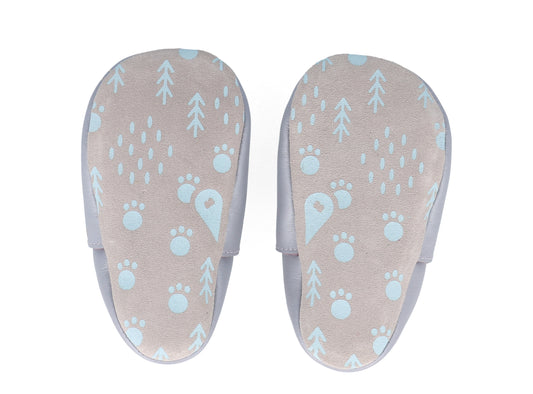 Ss Songbird Pre Mauve Leather Flat Shoes