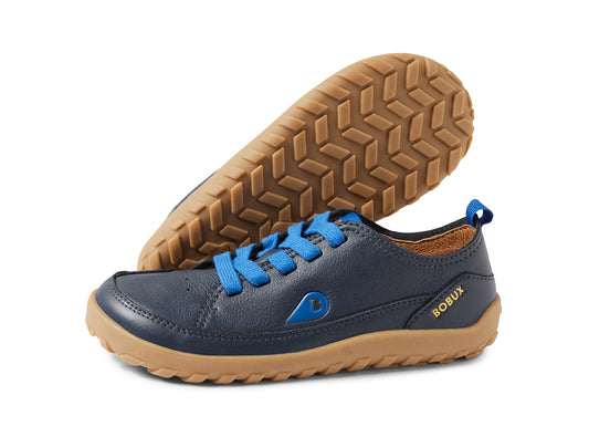 Kp Evo Navy Leather Sneakers