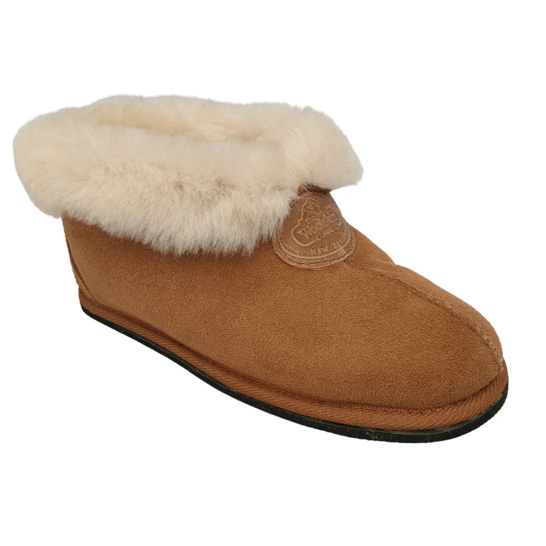 Toni Sheepskin Chestnut Slipper
