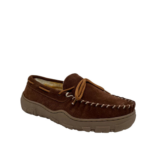 Tamarac Utah Cow Suede Slippers Allspice Mens