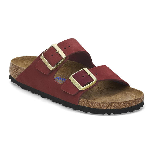 Birkenstock Arizona SFB Nubuck Leather Zinfandel