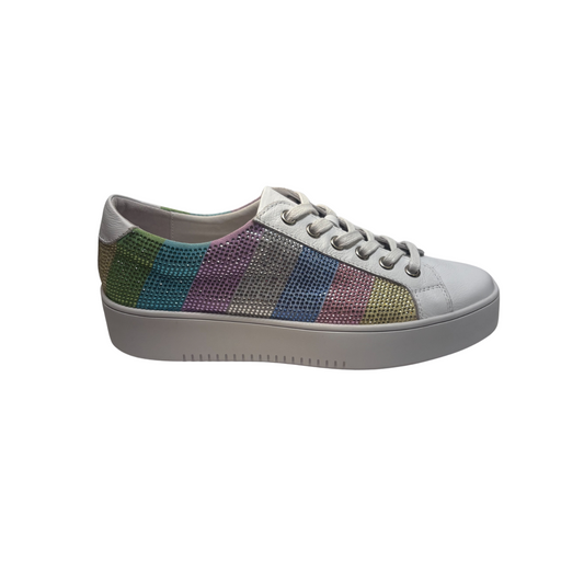 Django & Juliette Limmell white Multi Leather Jewels Sneaker