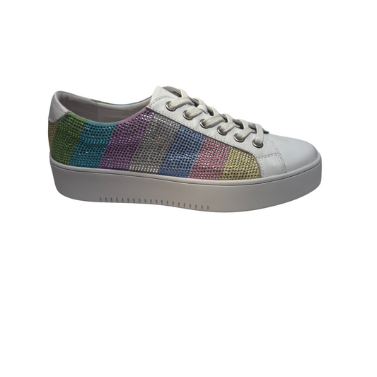 Django & Juliette Limmell white Multi Leather Jewels Sneaker
