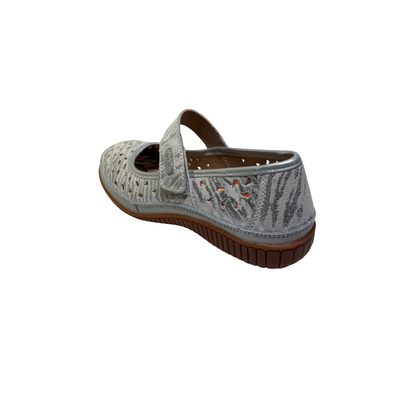 Just Bee Comfort Cale Grey Metallic