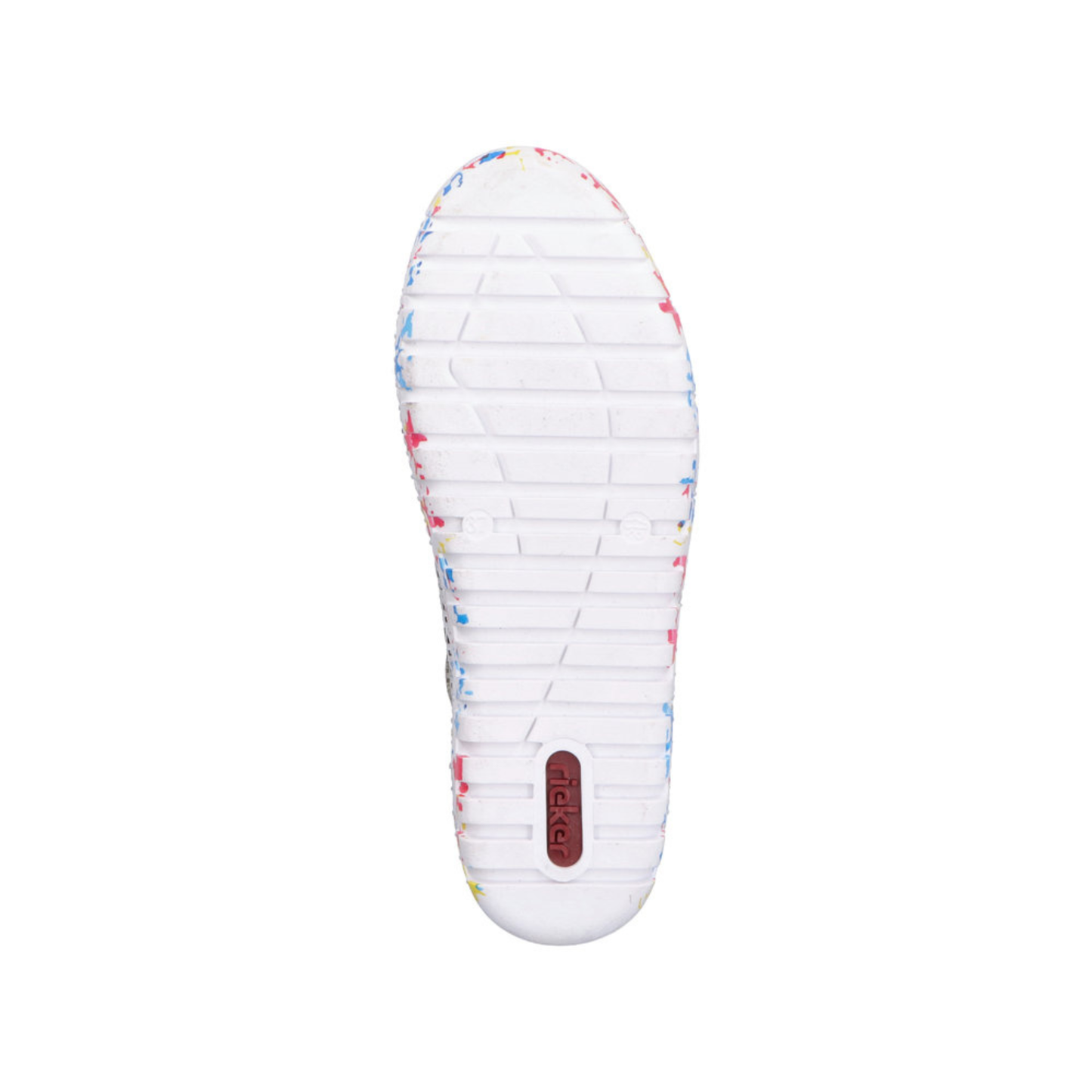 Rieker Dillard M23 White Flowers