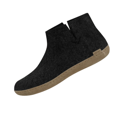 Glerups The Leather Boot charcoal
