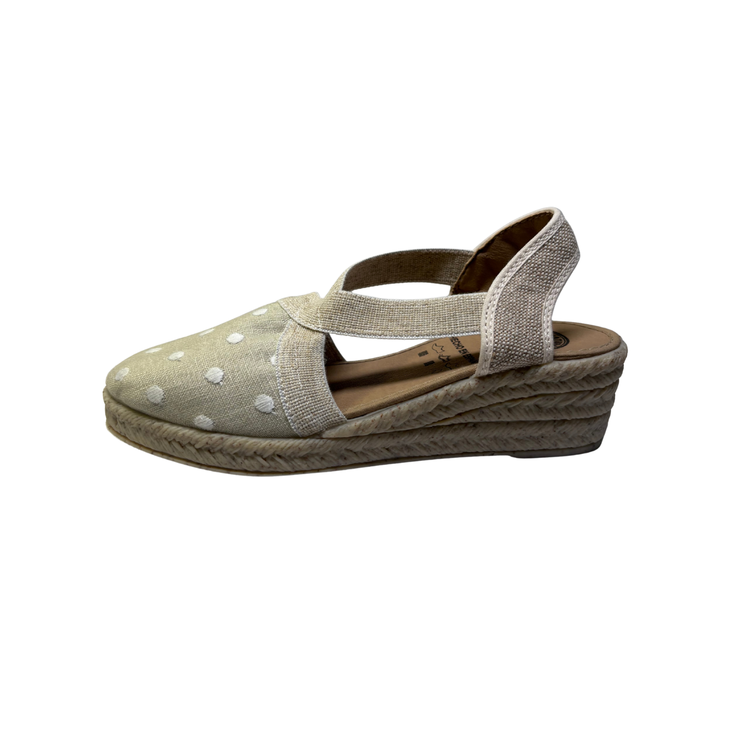 Plumaflex Canvas Wedge  Crudo 18021