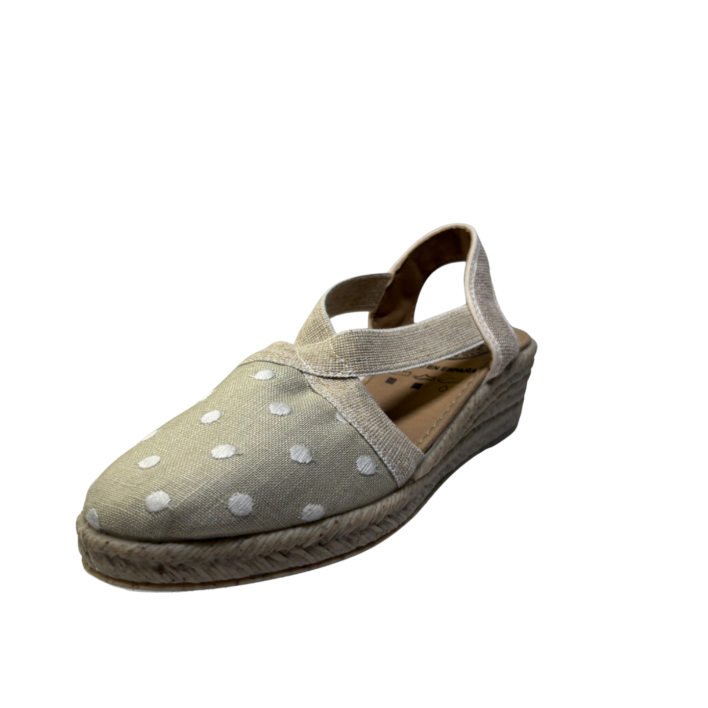 Plumaflex Canvas Wedge  Crudo 18021