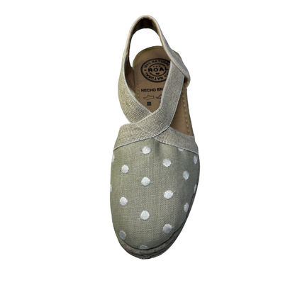 Plumaflex Canvas Wedge  Crudo 18021