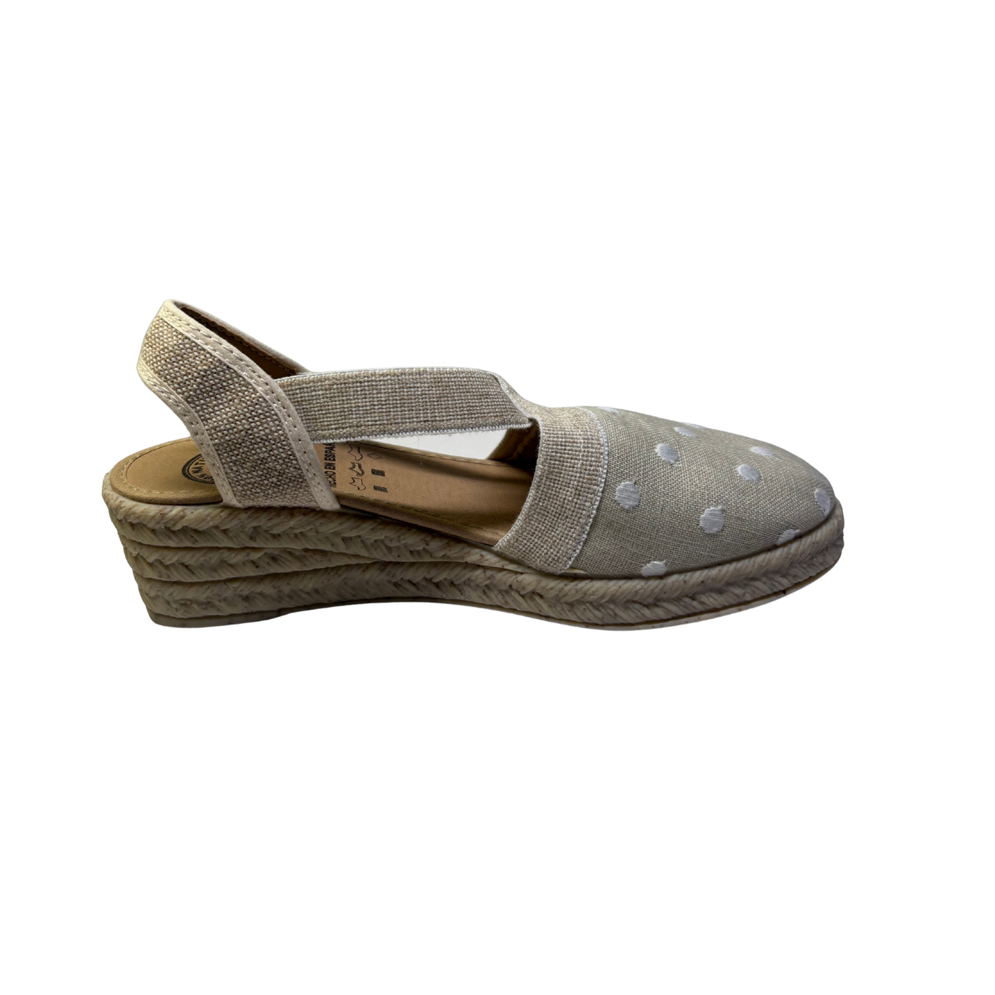 Plumaflex Canvas Wedge  Crudo 18021