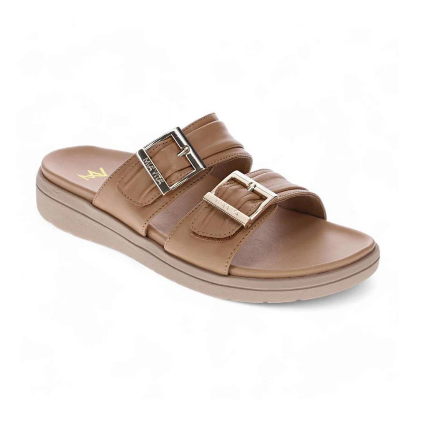 Mia Vita Bowie Slide Sandal - Fawn