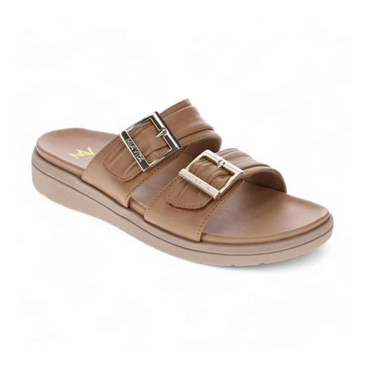 Mia Vita Bowie Slide Sandal - Fawn