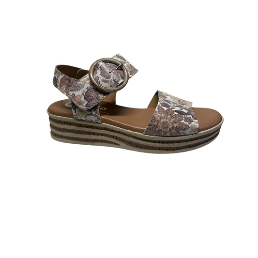 Cabello Verity Taupe Print