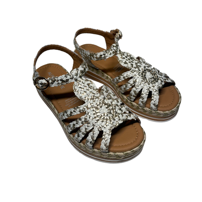 Alfie & Evie Kurt Sandals Cream and Gold