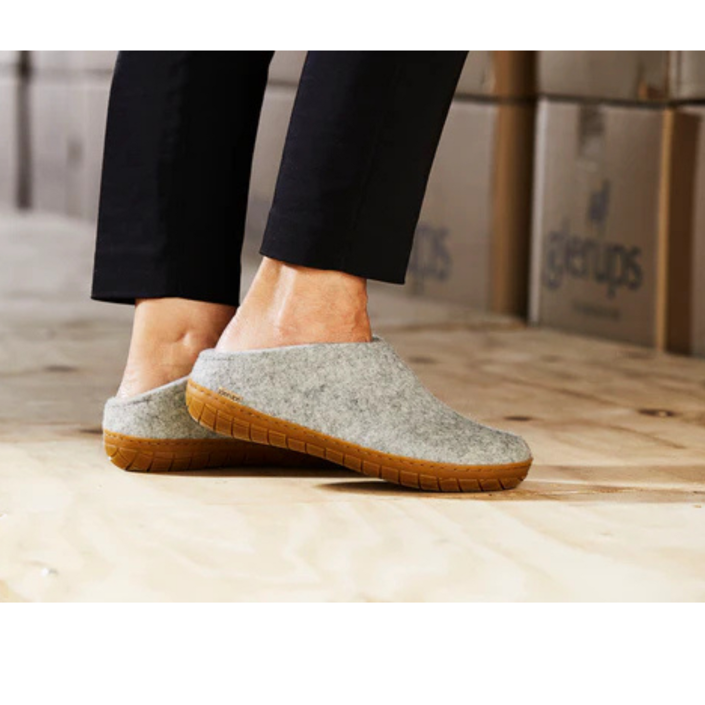 Slip On Rubber Grey