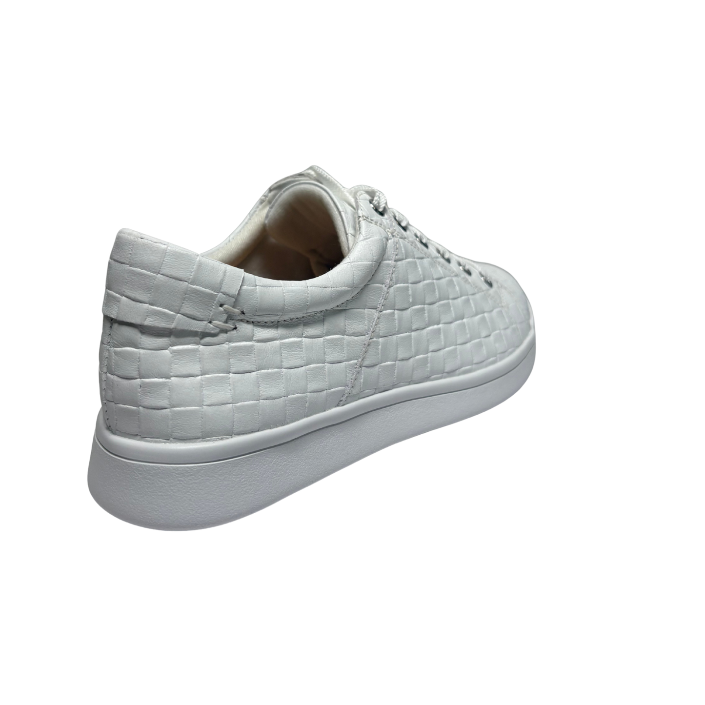 Ziera Delilah White Weave Print