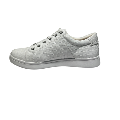 Ziera Delilah White Weave Print