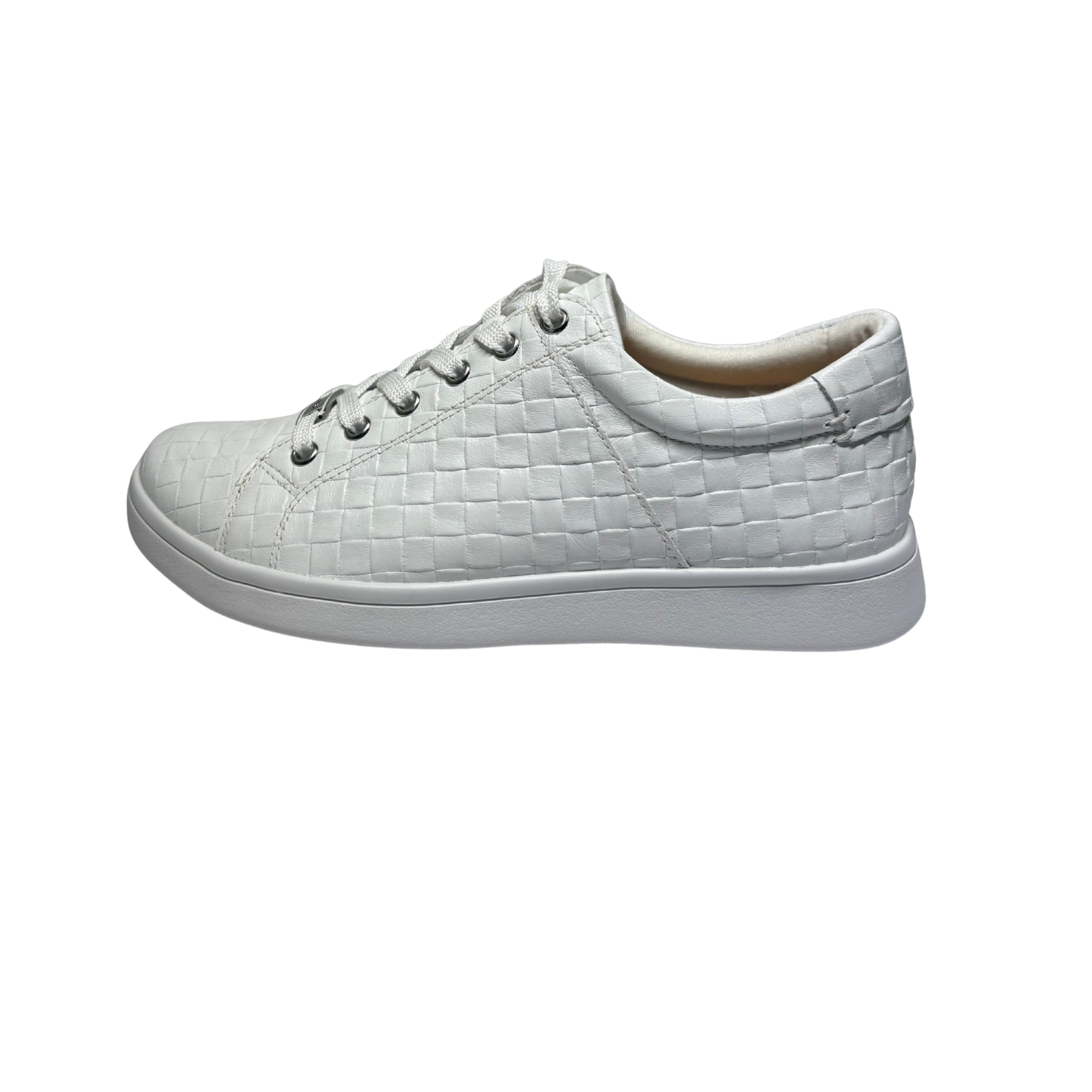 Ziera Delilah White Weave Print