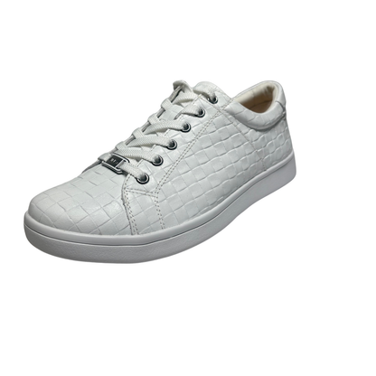 Ziera Delilah White Weave Print