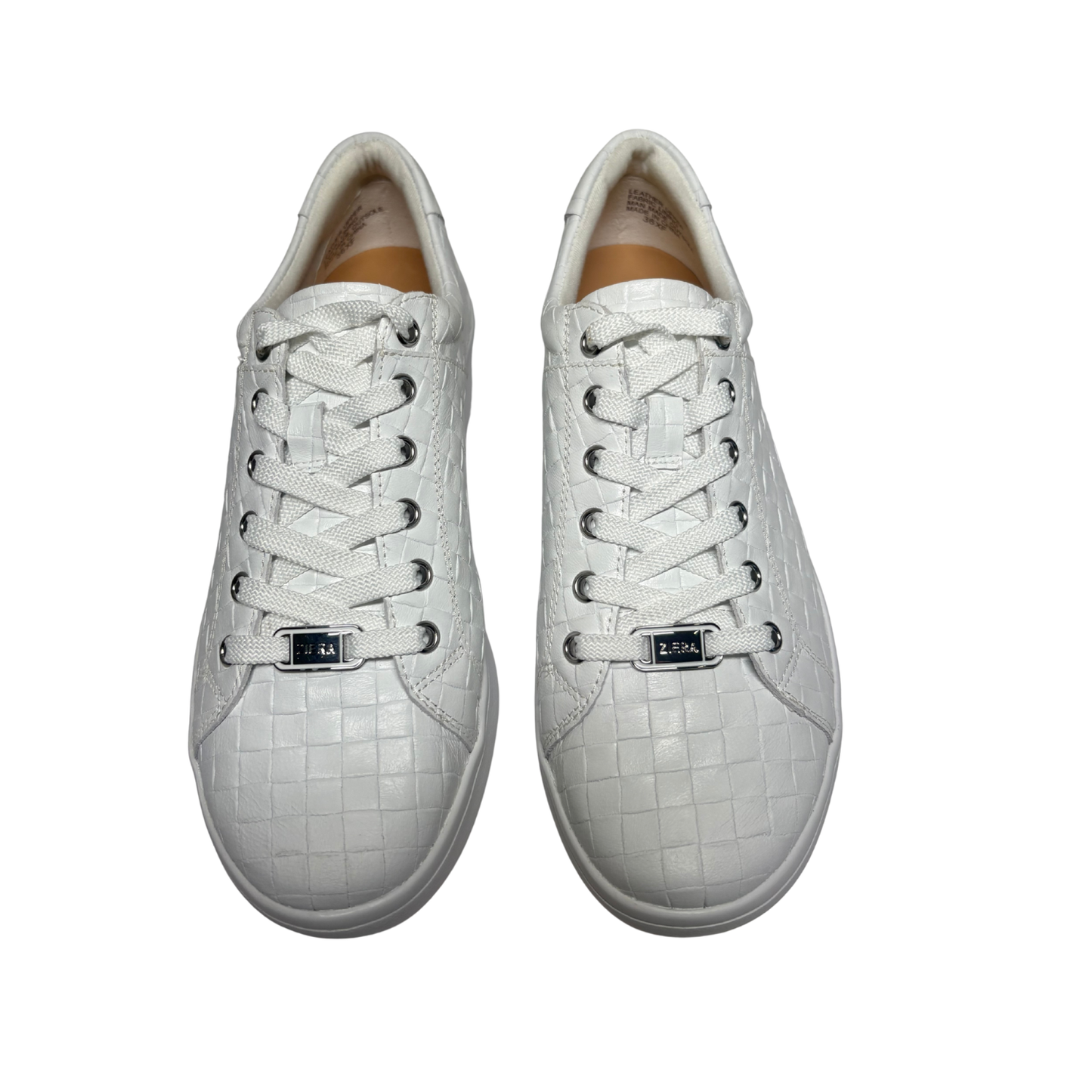 Ziera Delilah White Weave Print