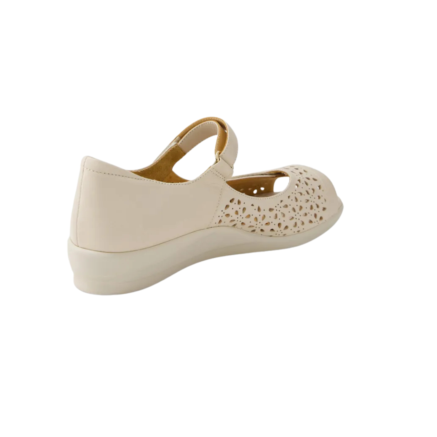 Ziera Daffodil W Almond Leather sandals