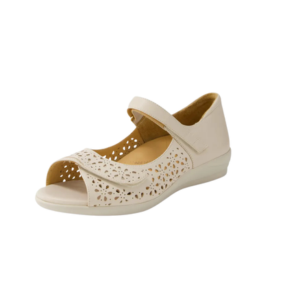 Ziera Daffodil W Almond Leather sandals
