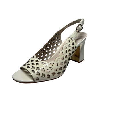 Django & Juliette Kortnee Ivory Patent Leather