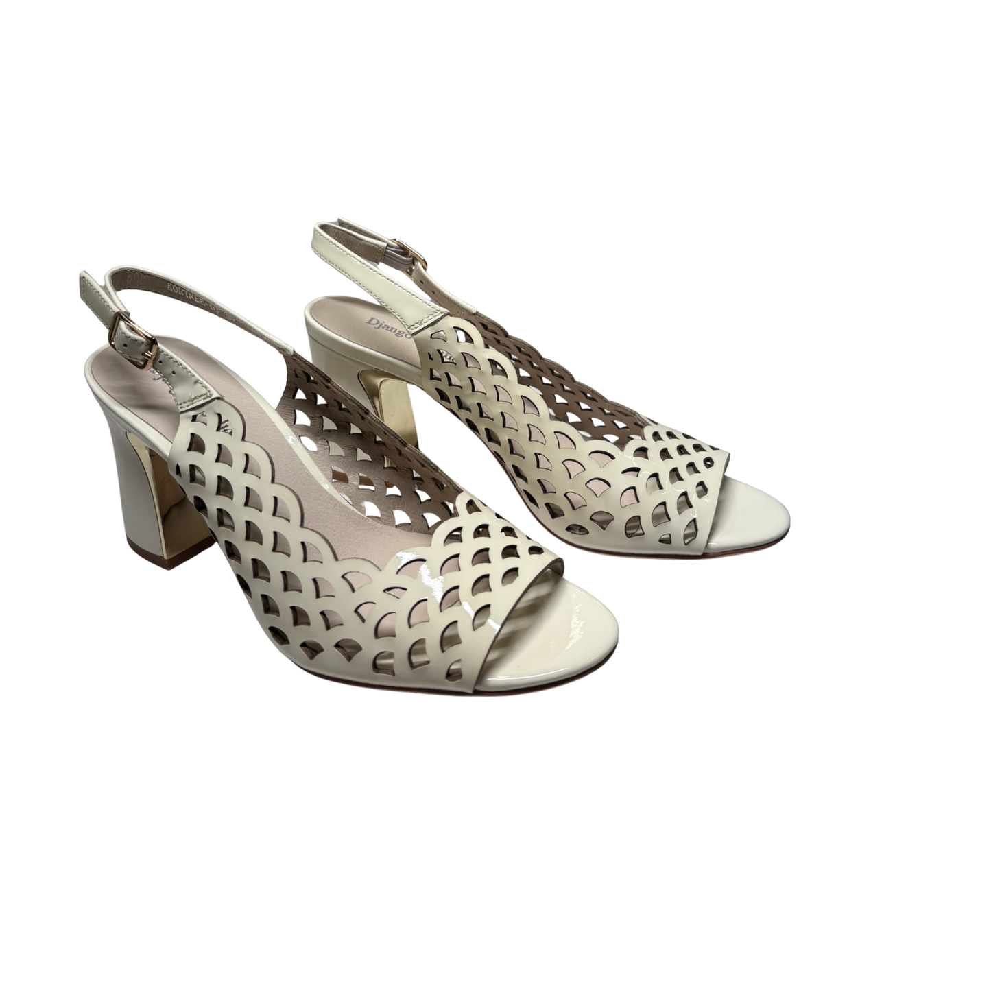 Django & Juliette Kortnee Ivory Patent Leather