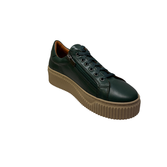 Sala Bonnie Green leather Sneaker