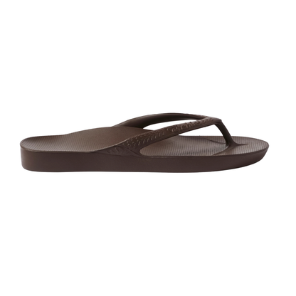 Archies Arch Support Jandals Brown