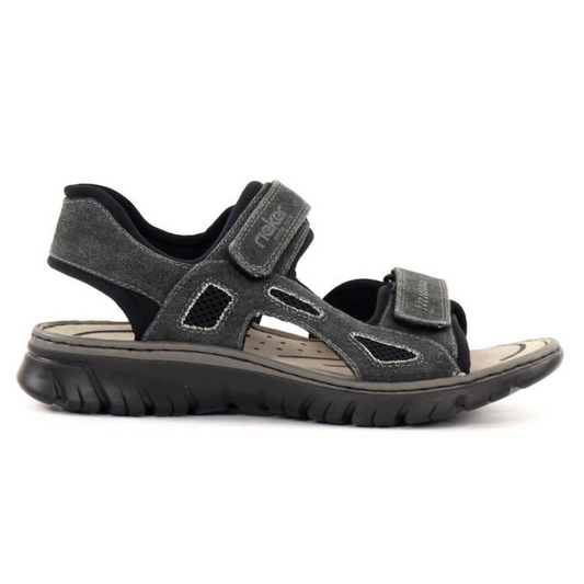 Rieker Mens Sandal Nim 267 26763-45 Grey