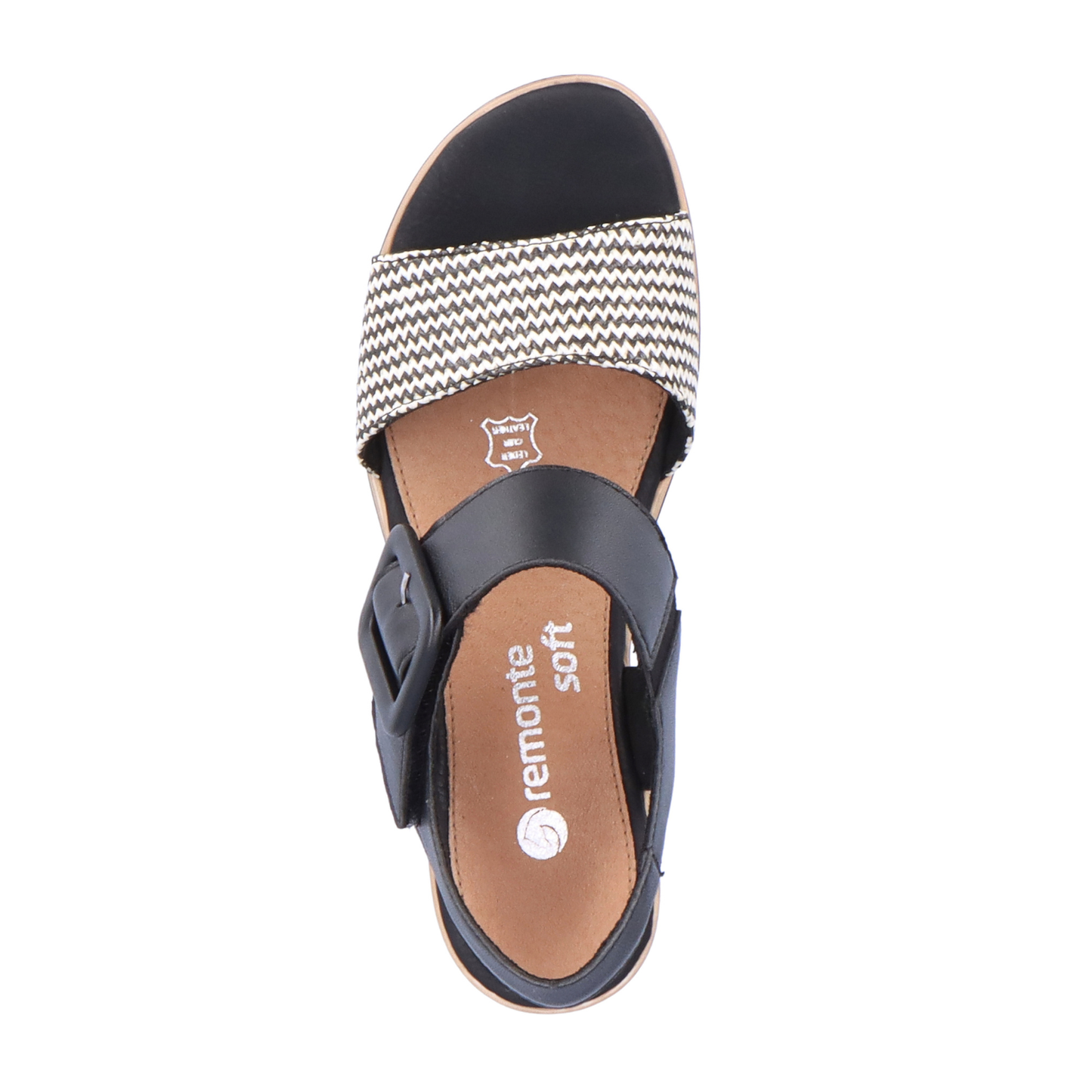 Remonte Wilmslow D64 Black/ Black White Stripe