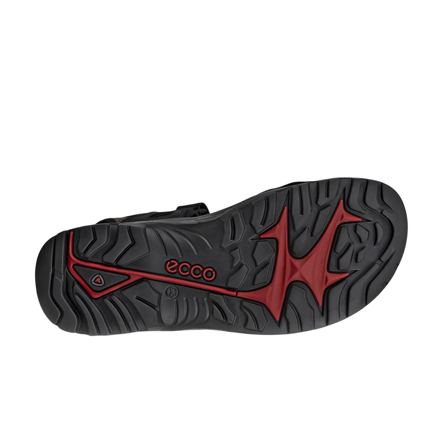 Ecco Offroad Black/ Grey Mens Sandal