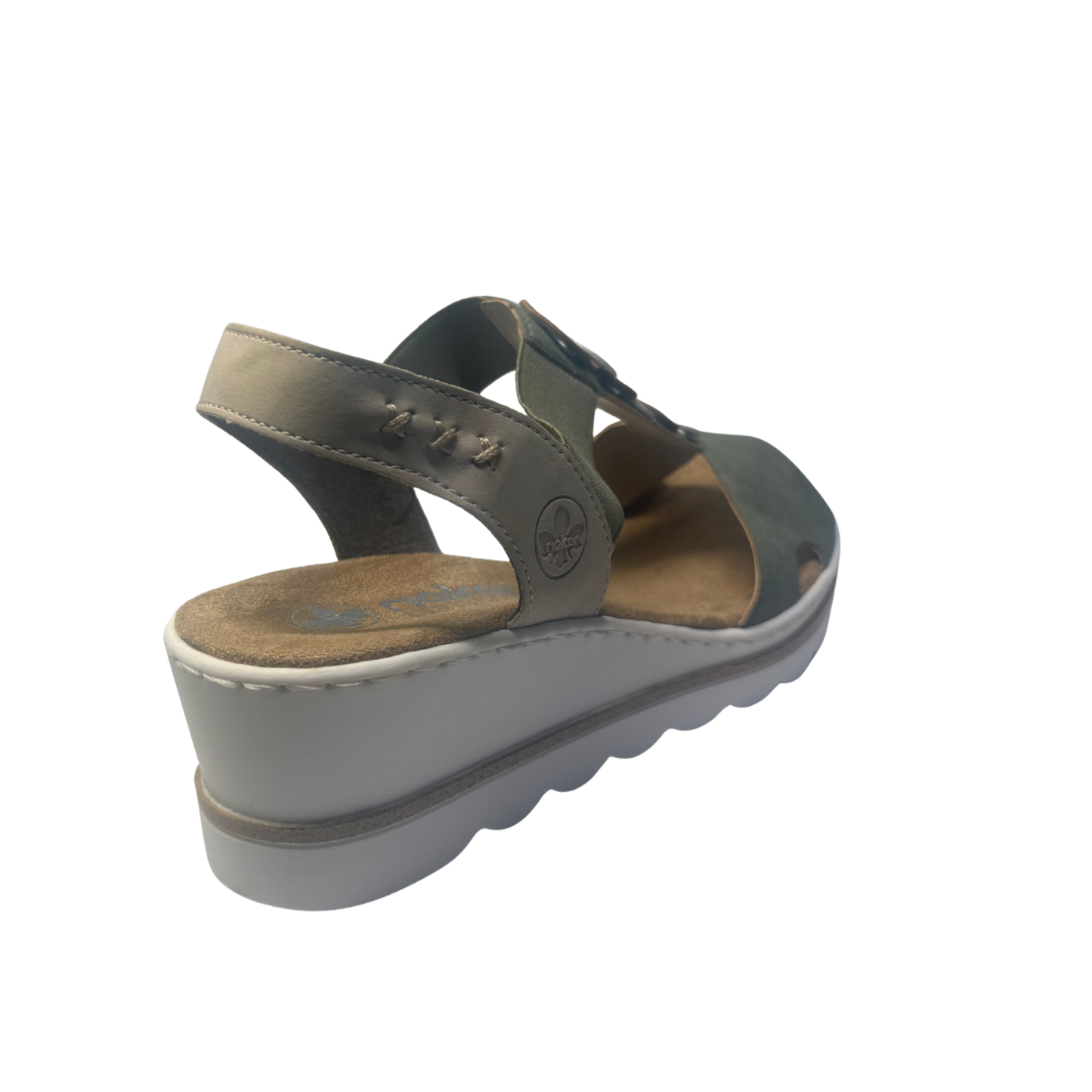 Rieker 674 Wright Green / Beige