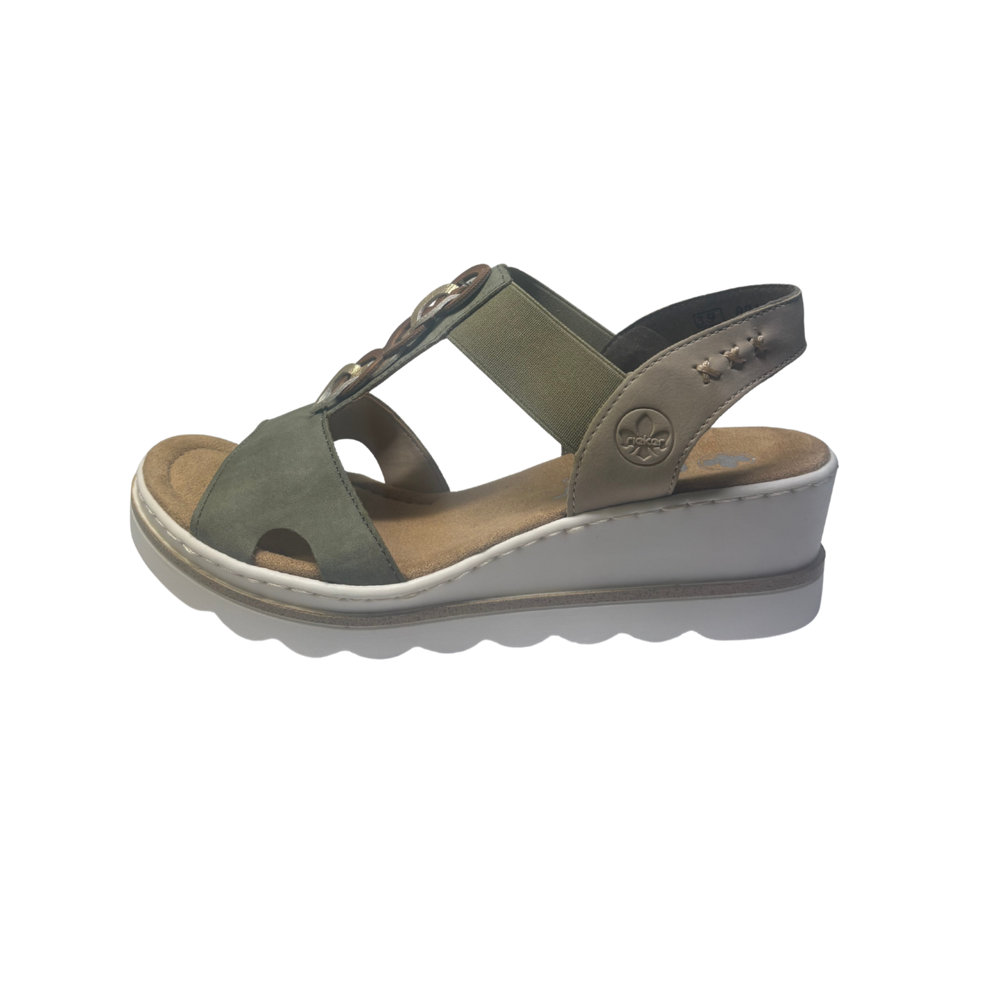Rieker 674 Wright Green / Beige