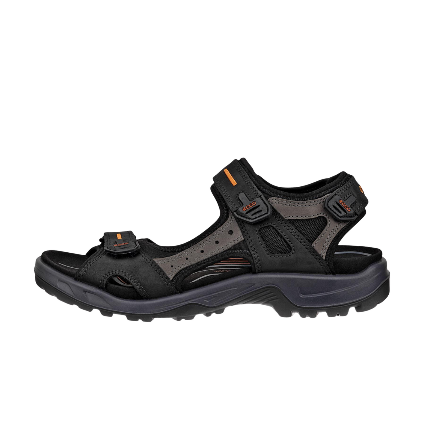Ecco Offroad Black/ Grey Mens Sandal